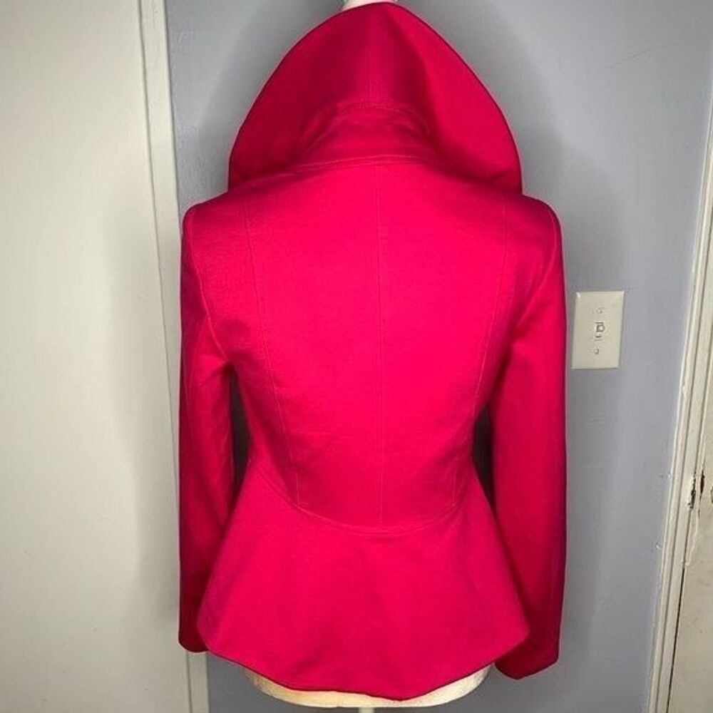 Inc International Concepts Draped Pink Small Women’s Jacket Blazer Zip Closure - Picture 9 of 13